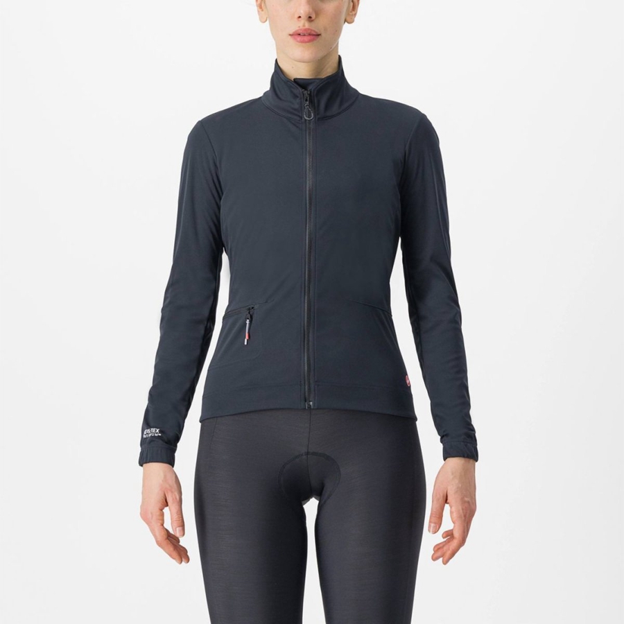 Castelli VENTO TRAIL Jacken Damen Schwarz | 38259-IUFV